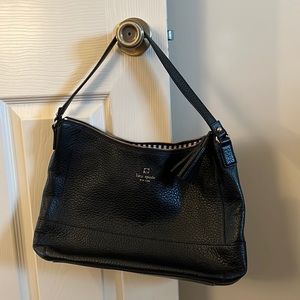 Kate Spade Black Leather Shoulder Bag
